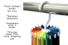 Load image into Gallery viewer, Rotating Tie Rack Hanger - Pack of 3